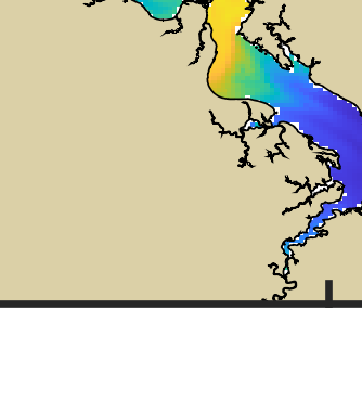 VIMS jellyfish map for today, Isle of Wight County