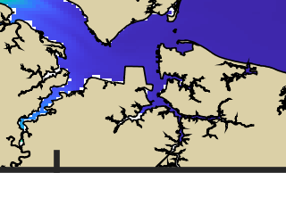 VIMS jellyfish map for today, Portsmouth